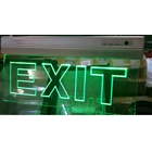 Lampu Emergency EXIT gantung LED Transparan 1