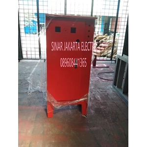 Red PANEL BOX powder coating