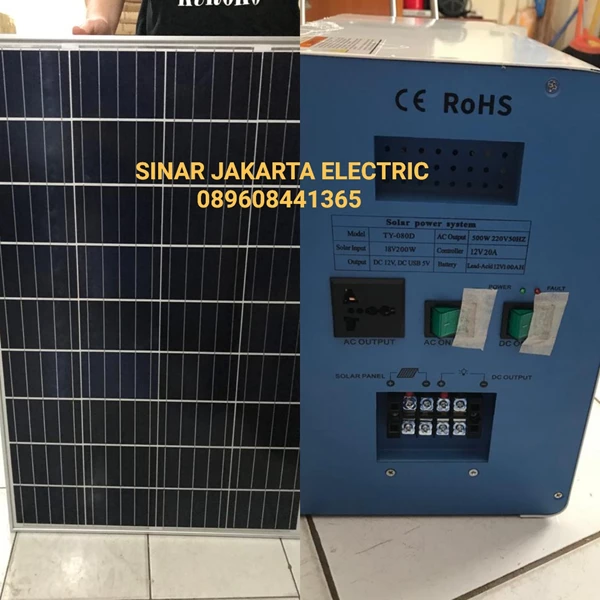 SOLAR PANEL / SOLAR CELL ALL IN ONE 2x100wp (Poly)